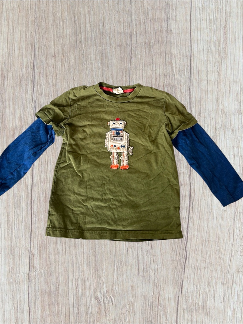 4 Mini Boden Robot Layered Tee